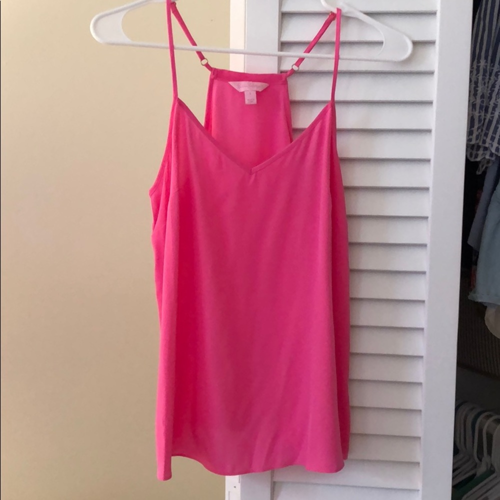 Lilly Pulitzer Pink Silk Top